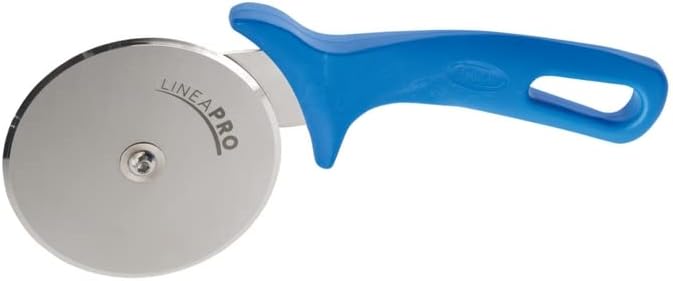 Gi.Metal Rotella Taglia Pizza Professionale (Lama 10 cm) in Acciaio Inox – Smontabile, Manico ergonomico, certificata per Uso Alimentare - 100% Made in Italy