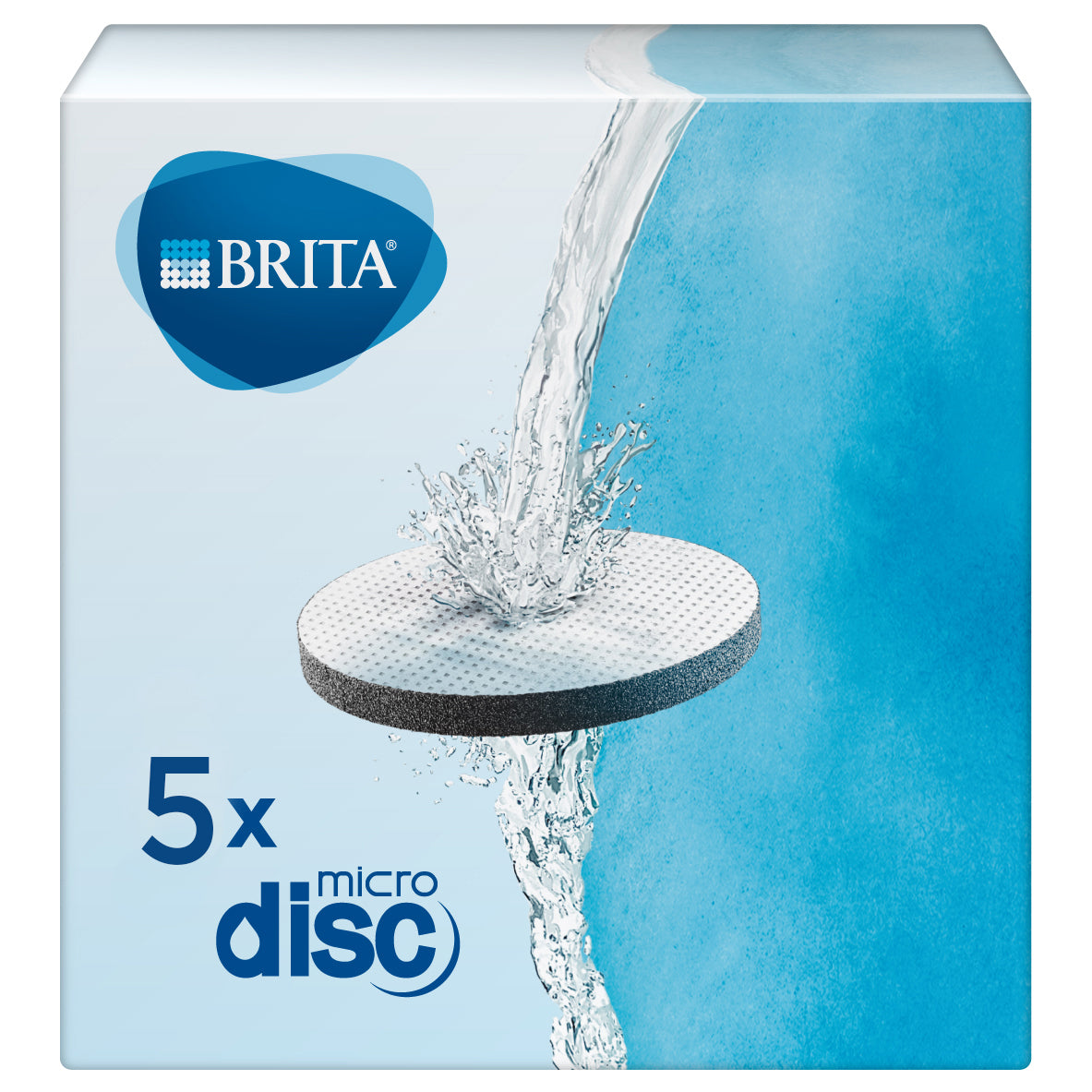 Filtri Acqua MicroDisc adatti a Bottiglia e Borraccia filtrante (Pack 5), Brita