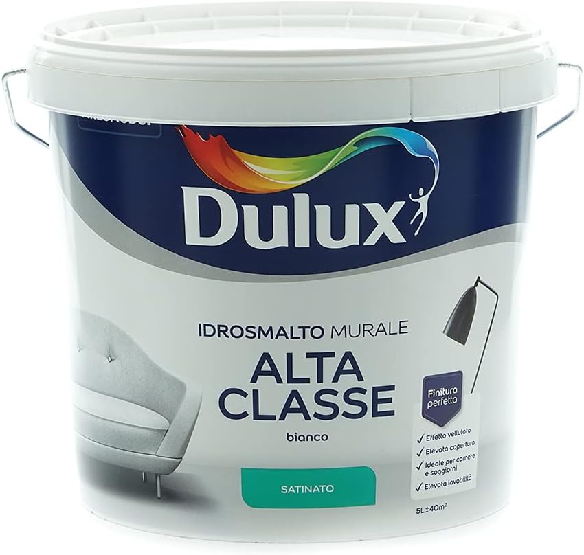 SMALTO MURALE PER INTERNI SATINATO DULUX ALTA CLASSE