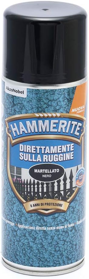 Smalto Spray Applicazione diretta su Ruggine (400 Ml), Hammerite