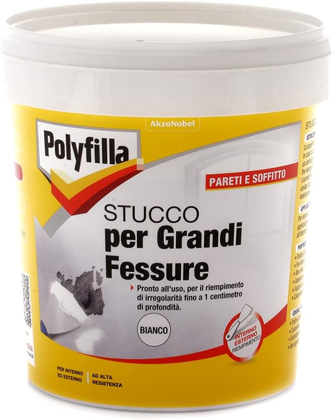 Stucco per Grandi Fessure da Interno ed Esterno, Polyfilla