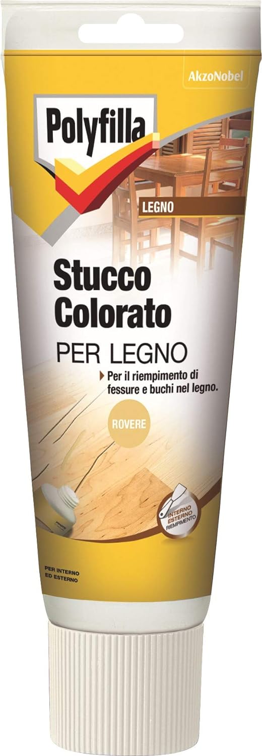 Stucco Colorato per Legno in Pasta (330 gr), Polyfilla