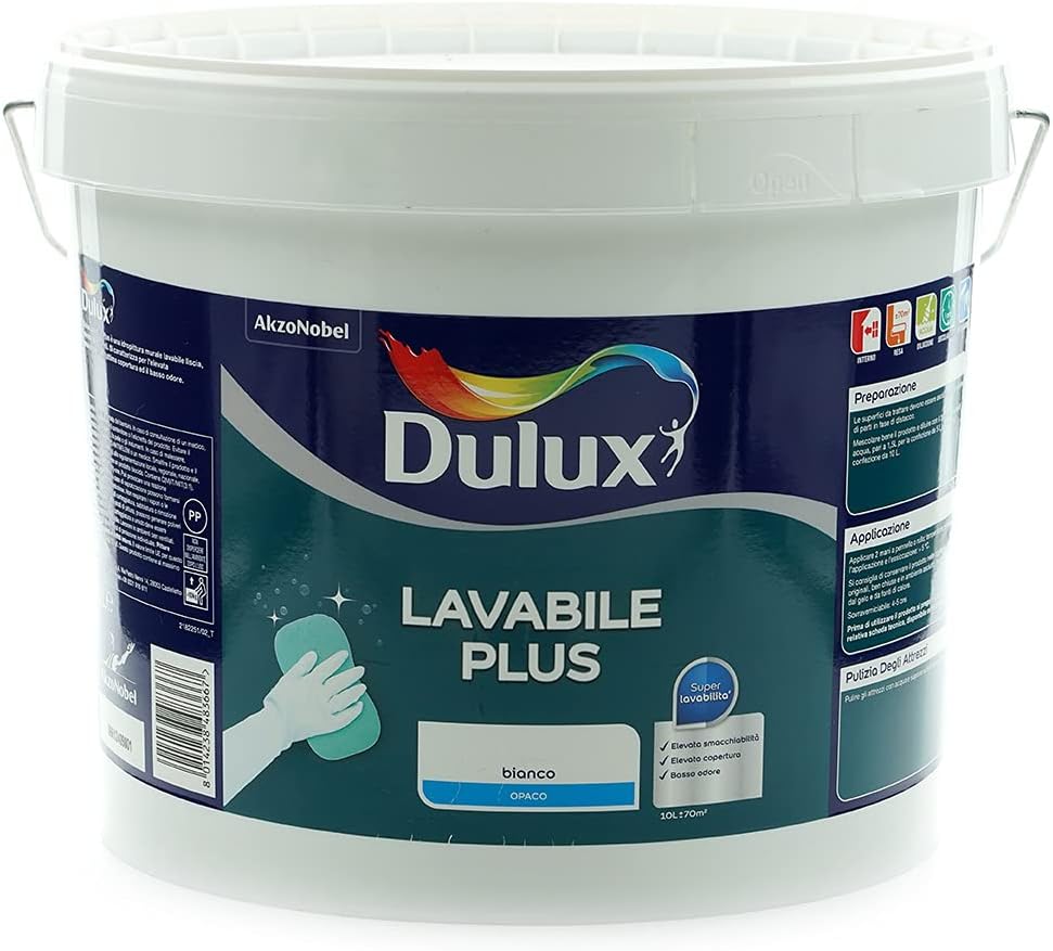 PITTURA INTERNI LAVABILE BIANCA DULUX