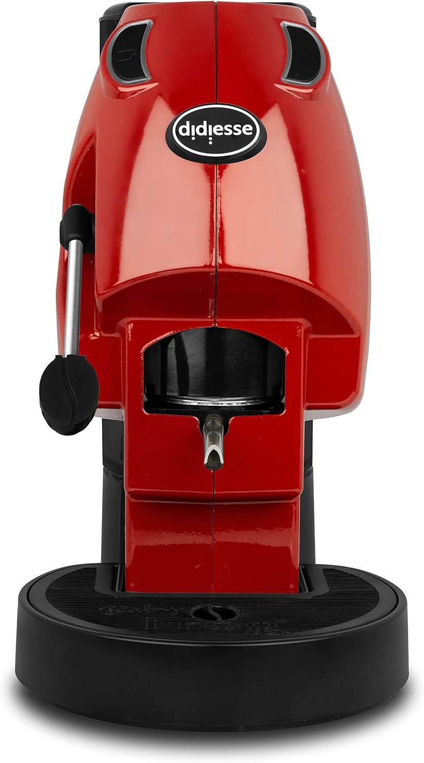 Didiesse – Macchina da Caffè con Cialde ese 44 mm - Modello Baby Frog Macchinetta a Cialde – Compatta 450W - con Funzione Stand-by e Serbatoio da 1.5L
