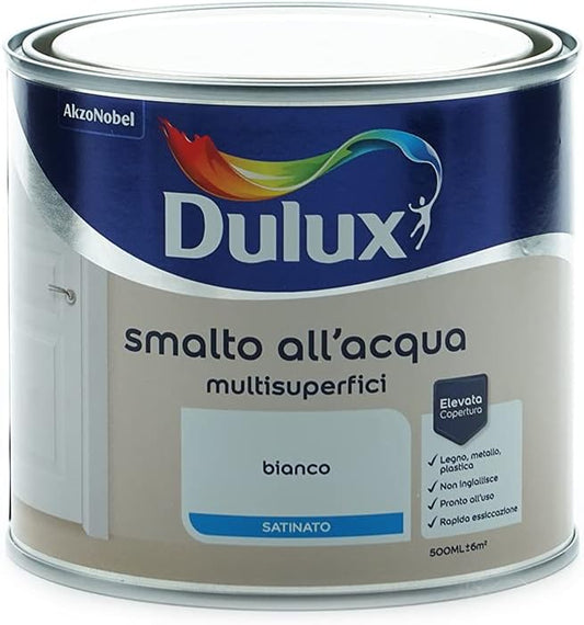 SMALTO MULTISUPERFICI PER INTERNO E ESTERNO 500ML DULUX LEGNO METALLO PLASTICA