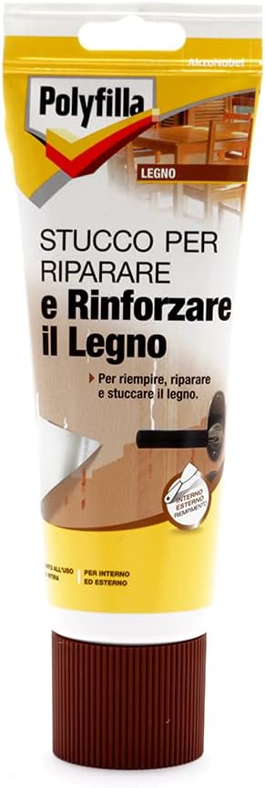 Stucco in Pasta per riparare e rinforzare il Legno, Polyfilla