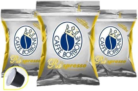 Caffè Borbone Respresso, Miscela Oro - 100 Capsule - Compatibili con le Macchine ad uso domestico Nespresso®* (1 confezione da 100)