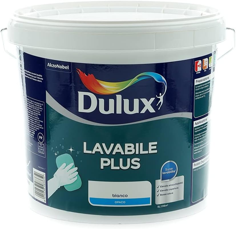 PITTURA INTERNI LAVABILE BIANCA DULUX