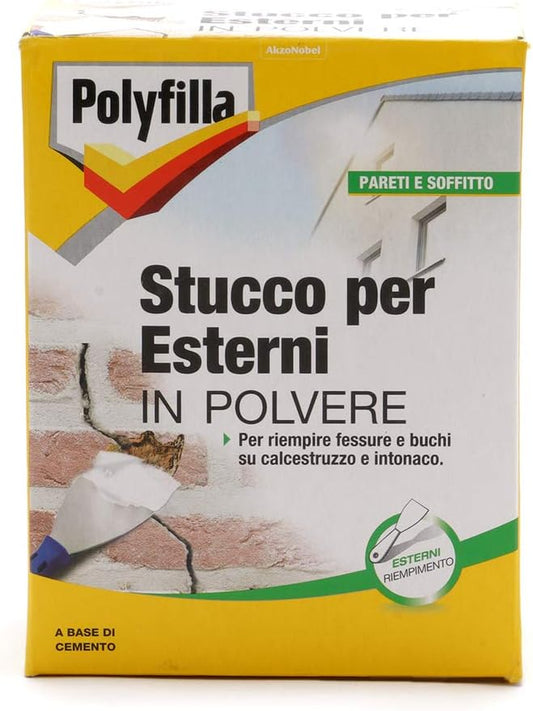 Stucco per Esterni in Polvere a base di Cemento, Polyfilla
