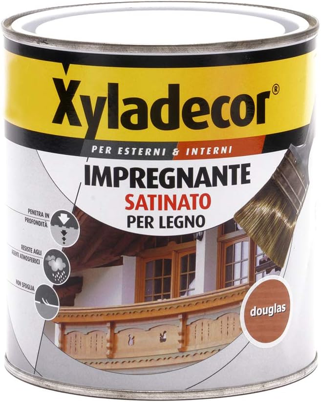 Impregnante Satinato per Legno da Interni/Esterni (750 Ml), Xyladecor