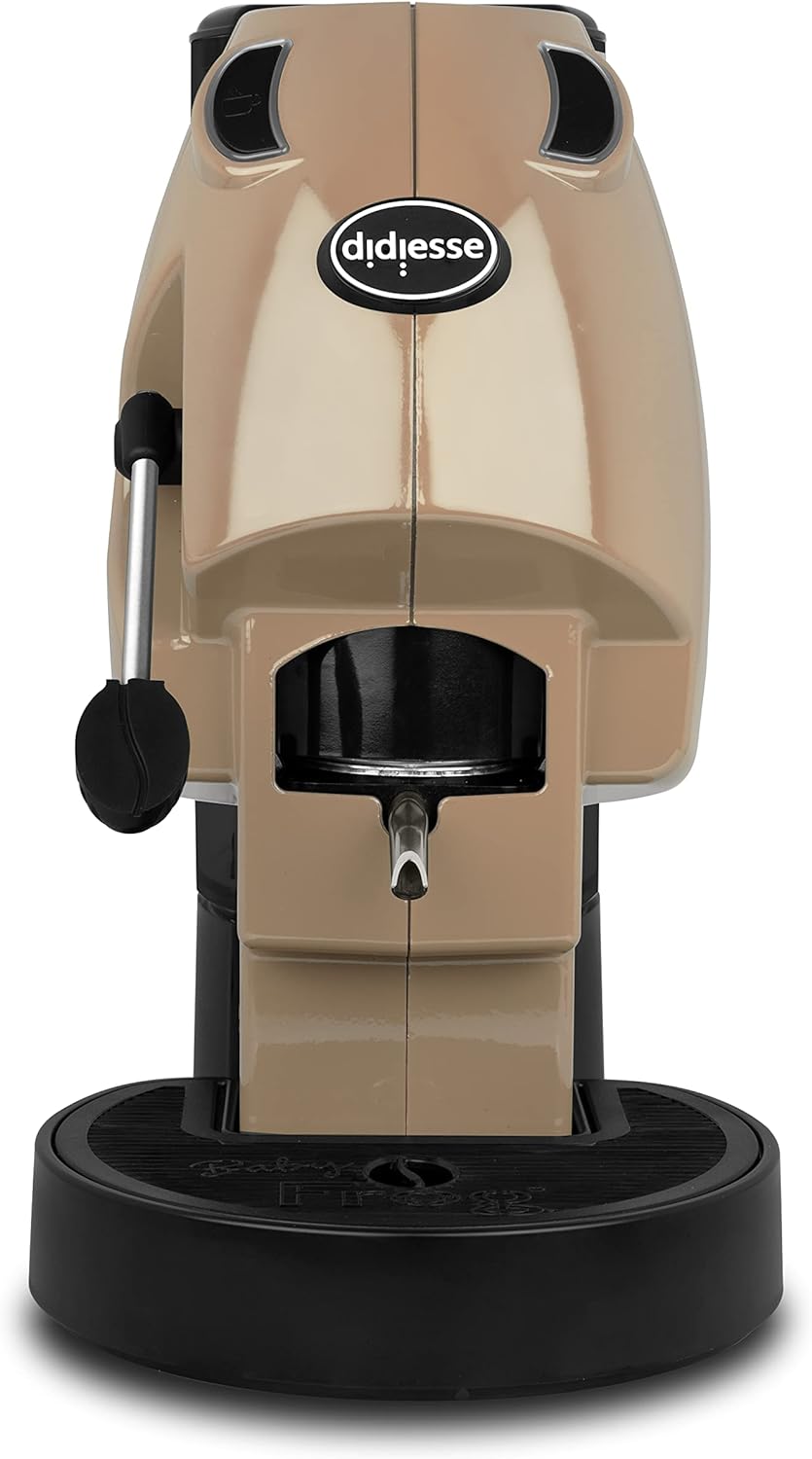 Didiesse – Macchina da Caffè con Cialde ese 44 mm - Modello Baby Frog Macchinetta a Cialde – Compatta 450W - con Funzione Stand-by e Serbatoio da 1.5L