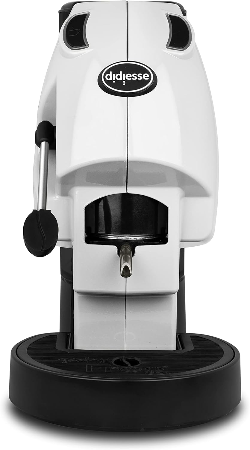 Didiesse – Macchina da Caffè con Cialde ese 44 mm - Modello Baby Frog Macchinetta a Cialde – Compatta 450W - con Funzione Stand-by e Serbatoio da 1.5L