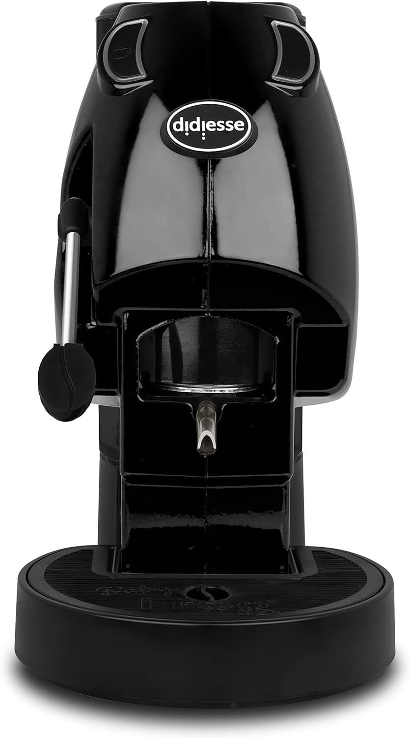 Didiesse – Macchina da Caffè con Cialde ese 44 mm - Modello Baby Frog Macchinetta a Cialde – Compatta 450W - con Funzione Stand-by e Serbatoio da 1.5L