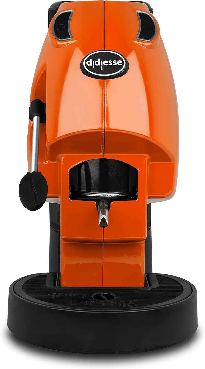 Didiesse – Macchina da Caffè con Cialde ese 44 mm - Modello Baby Frog Macchinetta a Cialde – Compatta 450W - con Funzione Stand-by e Serbatoio da 1.5L